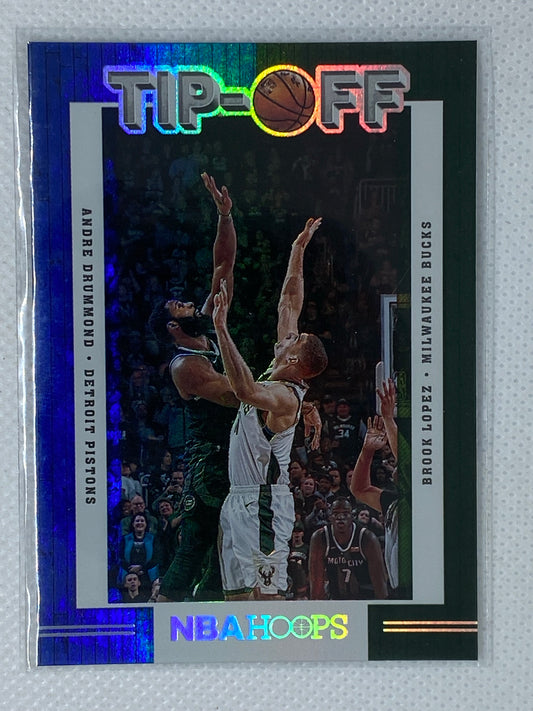 2019-20 Panini Hoops Tip-Off #5 Andre Drummond/Brook Lopez