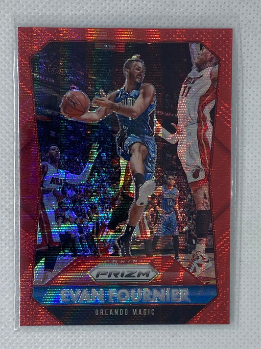 2015-16 Panini Prizm Prizms Red Wave #226 Evan Fournier 350/350
