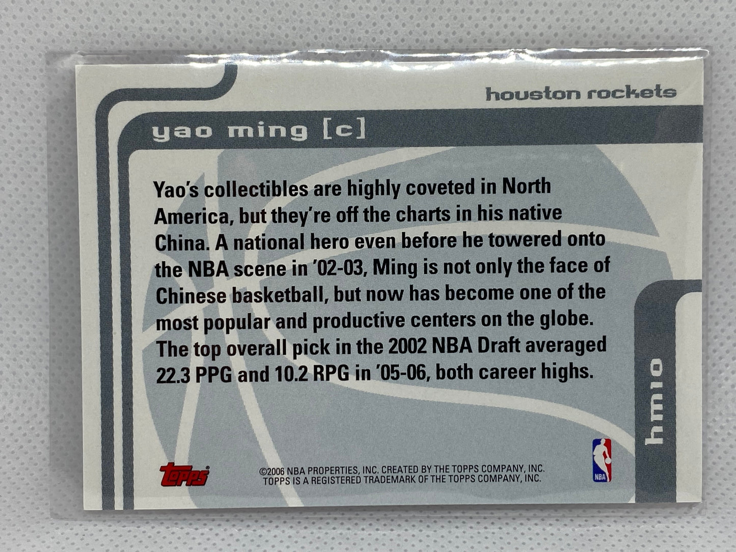 Yao Ming 2006-07 Topps Hobby Masters #HM10