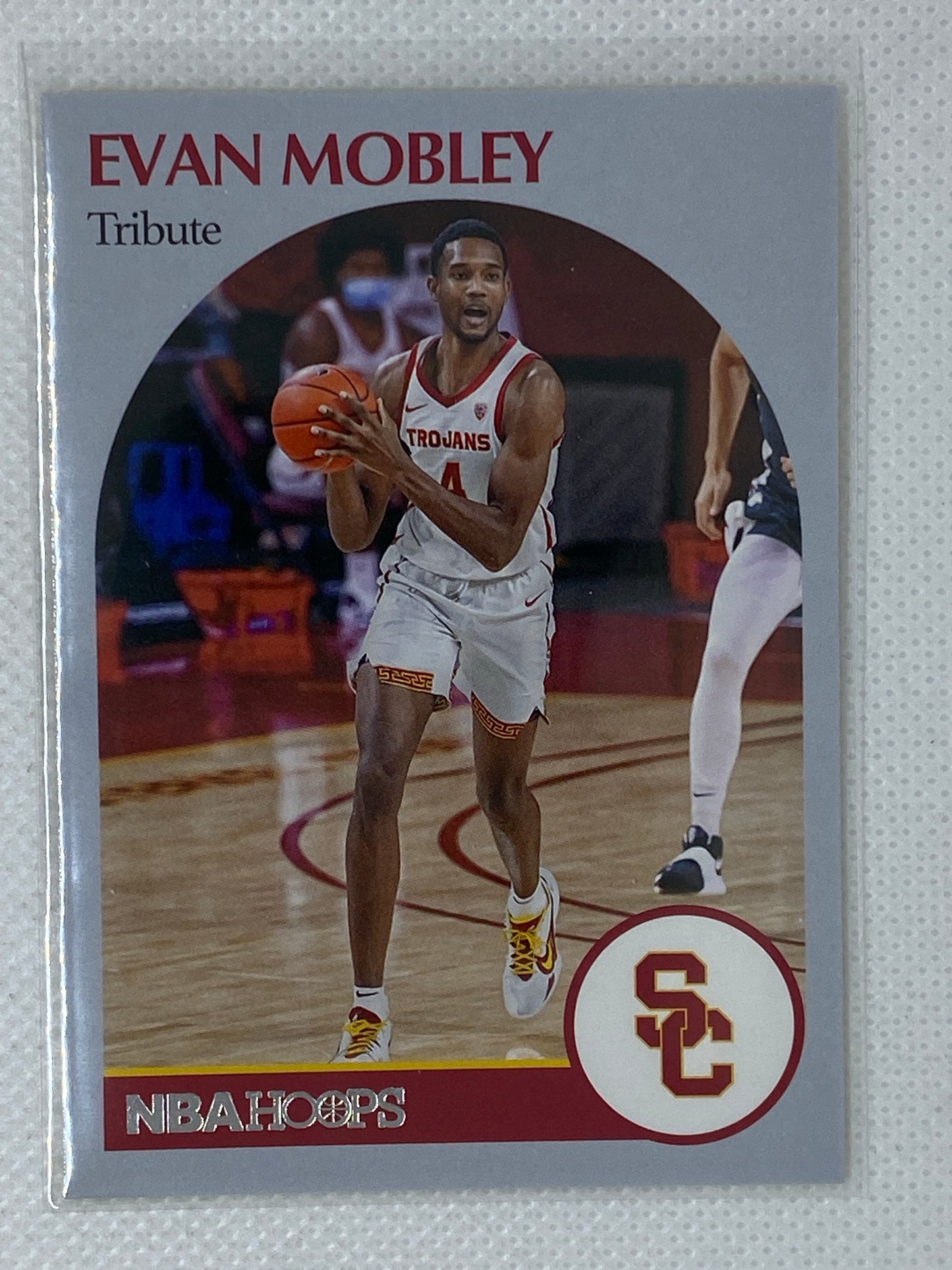 2021-22 Panini Chronicles Draft Picks Evan Mobley NBA Hoops Tribute RC #52