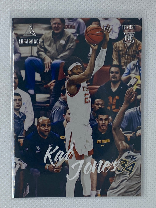 2021 Panini Chronicles Draft Luminance Base Rookie #87 Kai Jones RC Texas