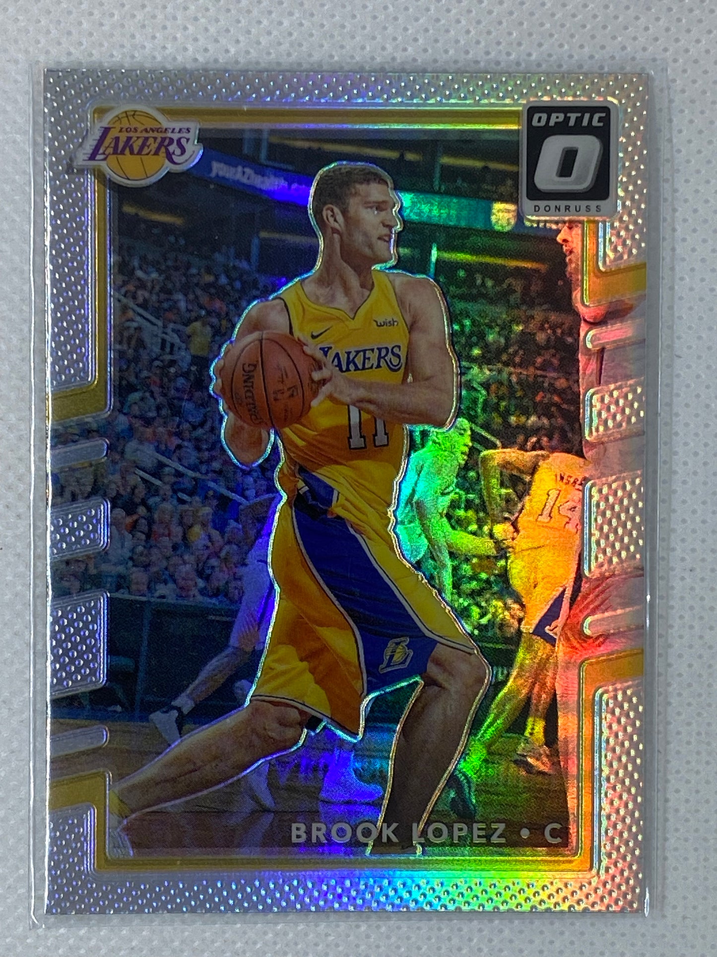 2017-18 Donruss Optic #68 Brook Lopez Holo Silver Prizm