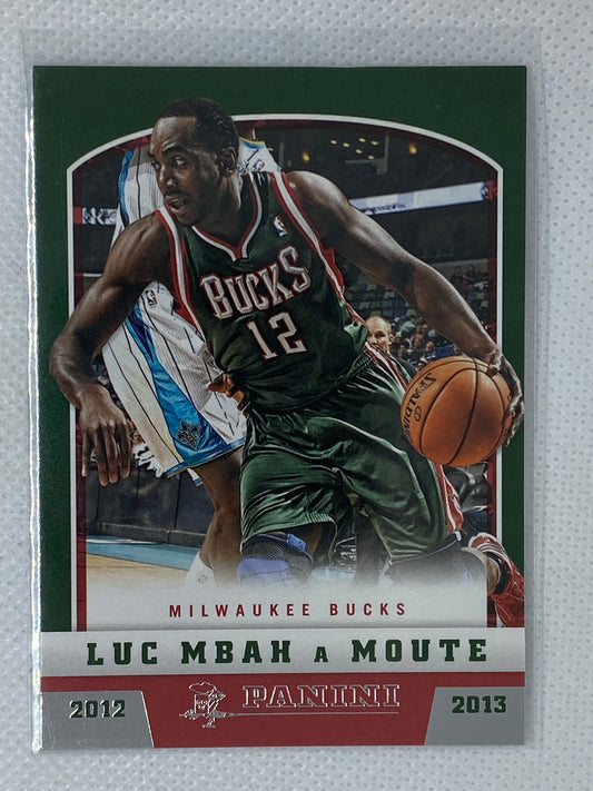 2012-13 Panini Silver Knight Parallel Luc Mbah A Moute  #106 Bucks