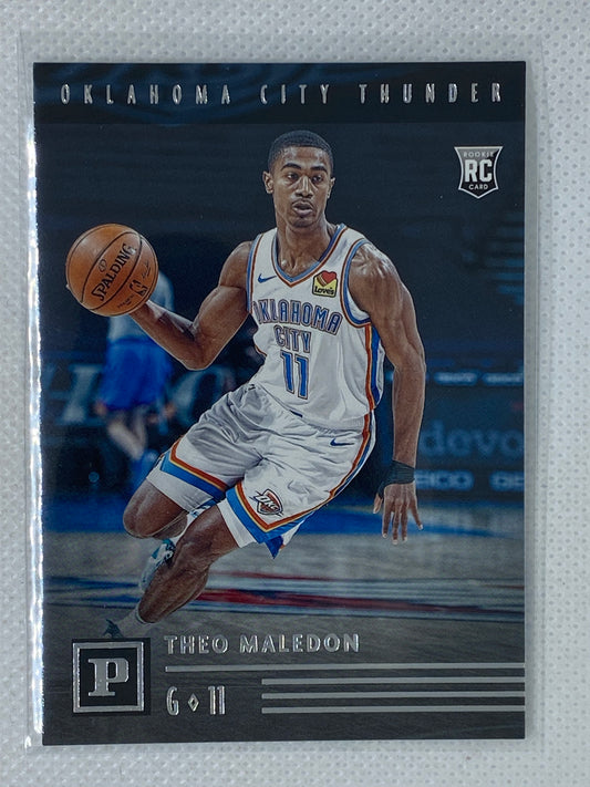 2020-21 Chronicles Basketball Theo Maledon Panini #128 Rookie RC Thunder
