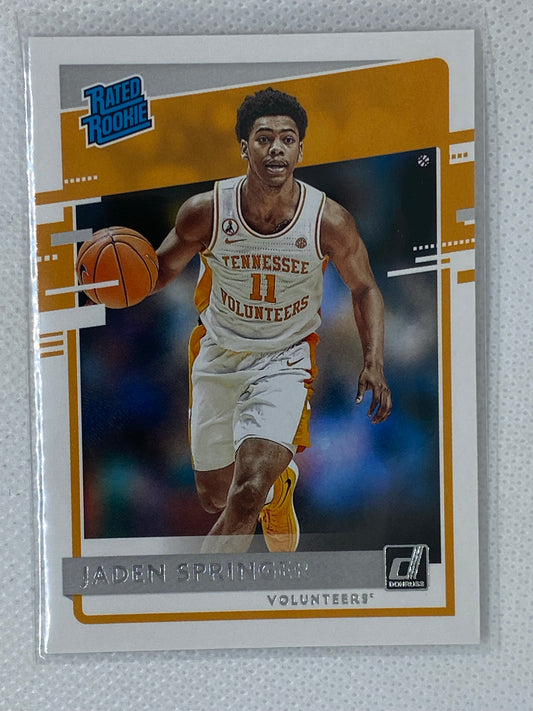 2021 Chronicles Draft Picks Jaden Springer Donruss Rated Rookie #45