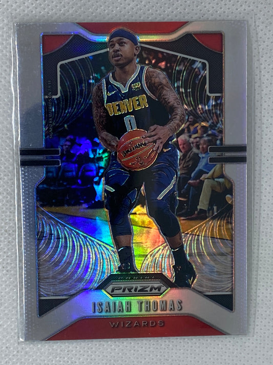 2019-20 Panini Prizm Basketball Isaiah Thomas Silver #208 Wizards / Nuggets