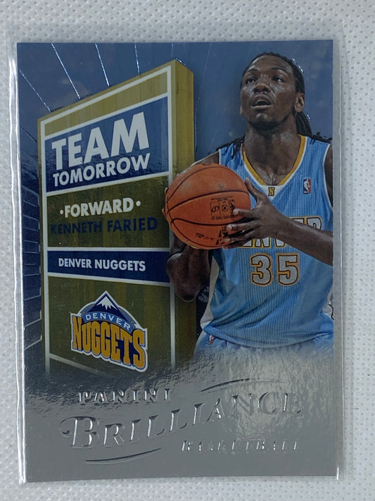 2012-13 Panini Brilliance Team Tomorrow Basketball Card #5 Kenneth Faried