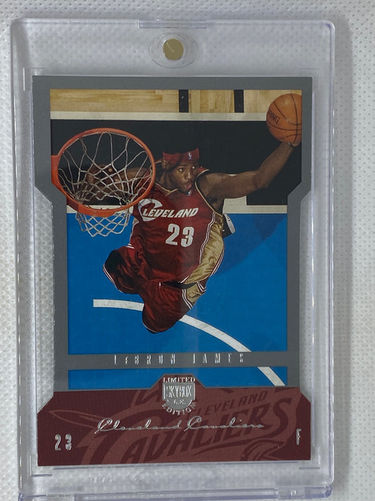 2004-05 Skybox Limited Edition Die-Cut Parallel #19 LeBron James 2nd Year