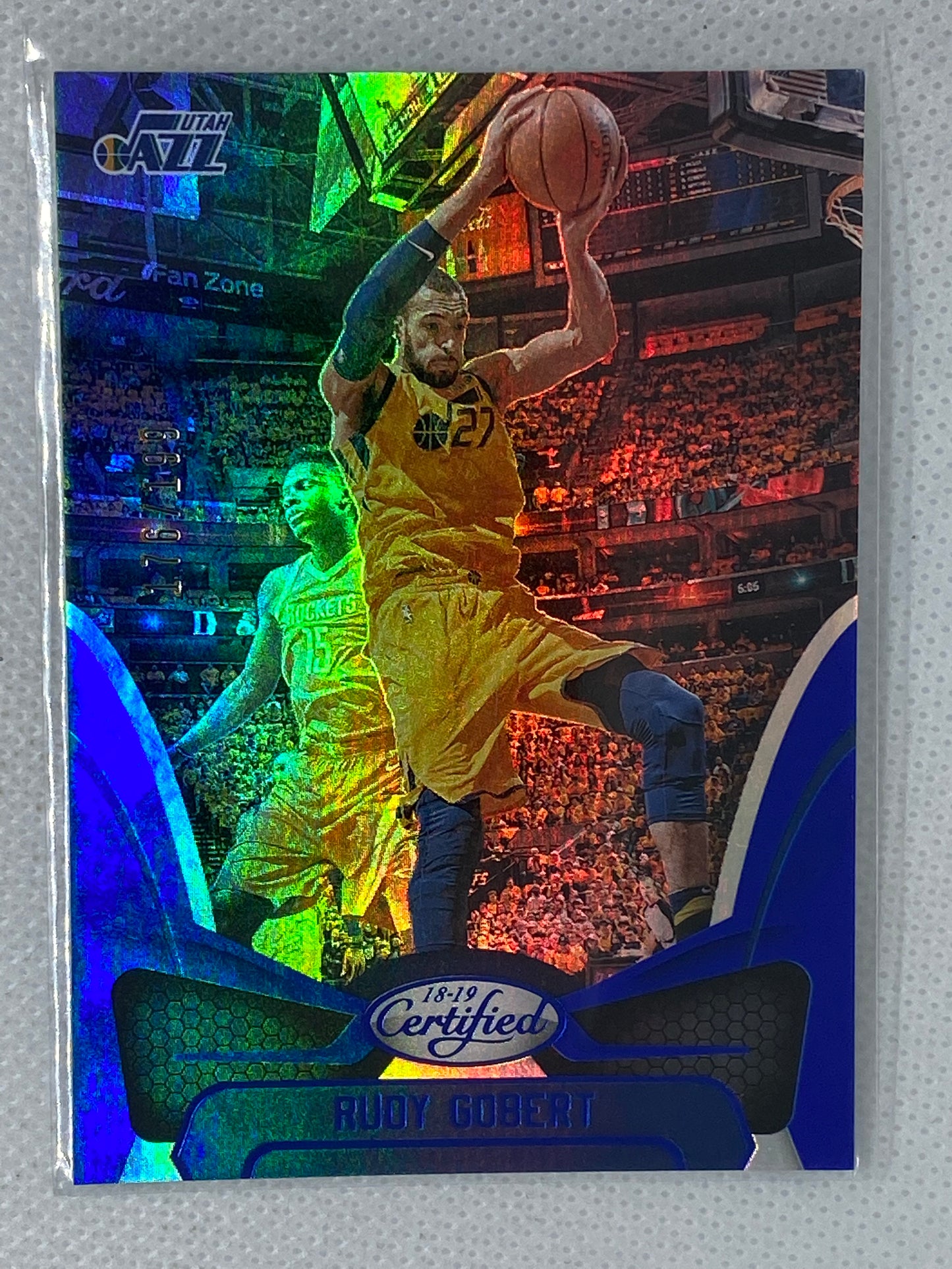 2018-19 Certified Mirror Blue #52 Rudy Gobert /199