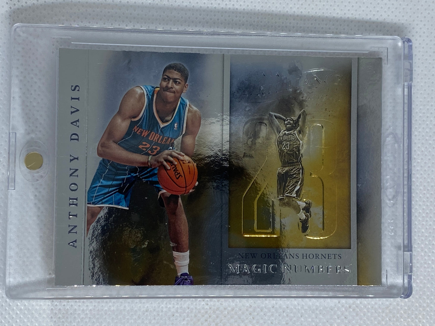 2012-13 Panini Brilliance Anthony Davis Magic Numbers Rookie RC Lakers Pelicans