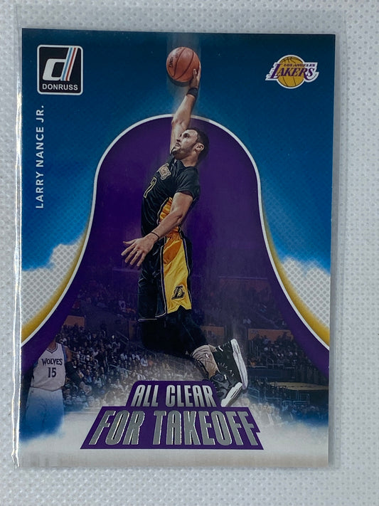 2017-18 Donruss Basketball All Clear for Takeoff #14 Larry Nance Jr.