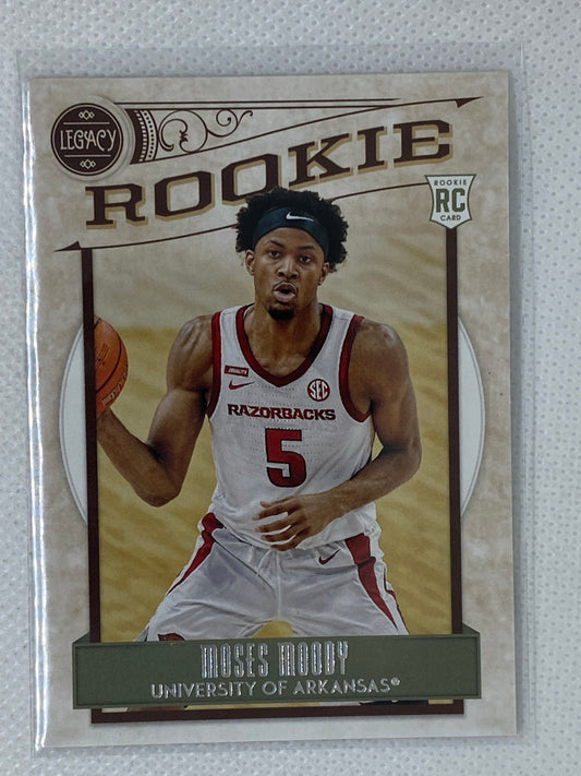 2021 Chronicles Draft Picks Moses Moody Legacy Rookie # 345