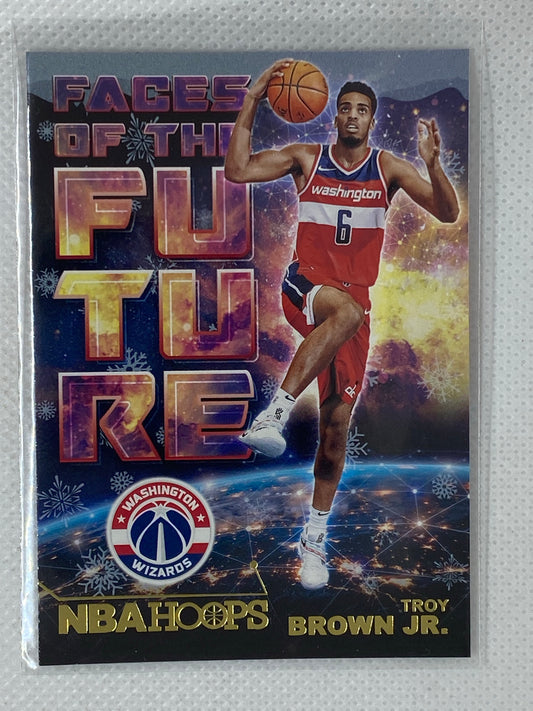 2018-19 Panini Hoops Faces of the Future Winter #15 Troy Brown Jr. Wizards