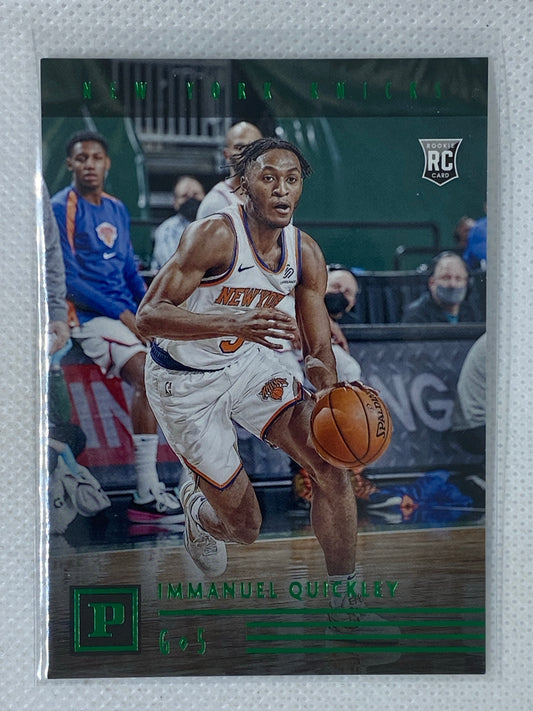 2020-21 Chronicles Basketball-Immanuel Quickley Rc #108 Green Parallel
