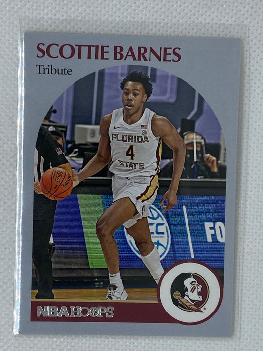 2021 Chronicles Draft Picks Hoops Tribute Scottie Barnes Rookie RC #57