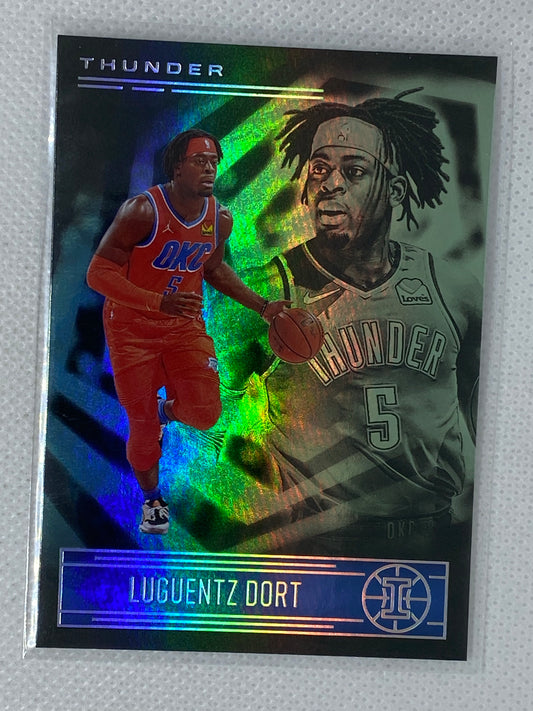 2020-21 Panini Illusions Emerald #96 Luguentz Dort Oklahoma City Thunder