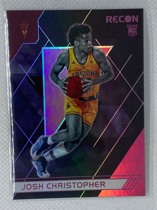 2021 Chronicles Recon Draft Picks Josh Christopher #138 Pink Holo RC Rockets