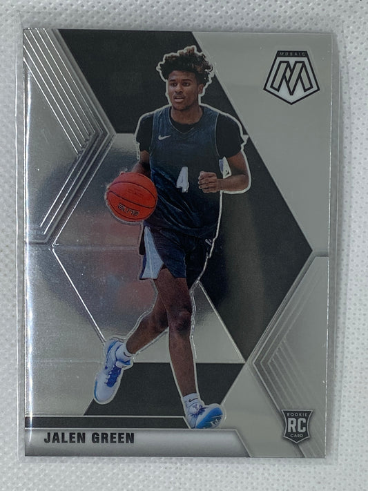 2021 Panini Chronicles Draft Picks Jalen Green Mosaic RC #254 Rookie Rockets