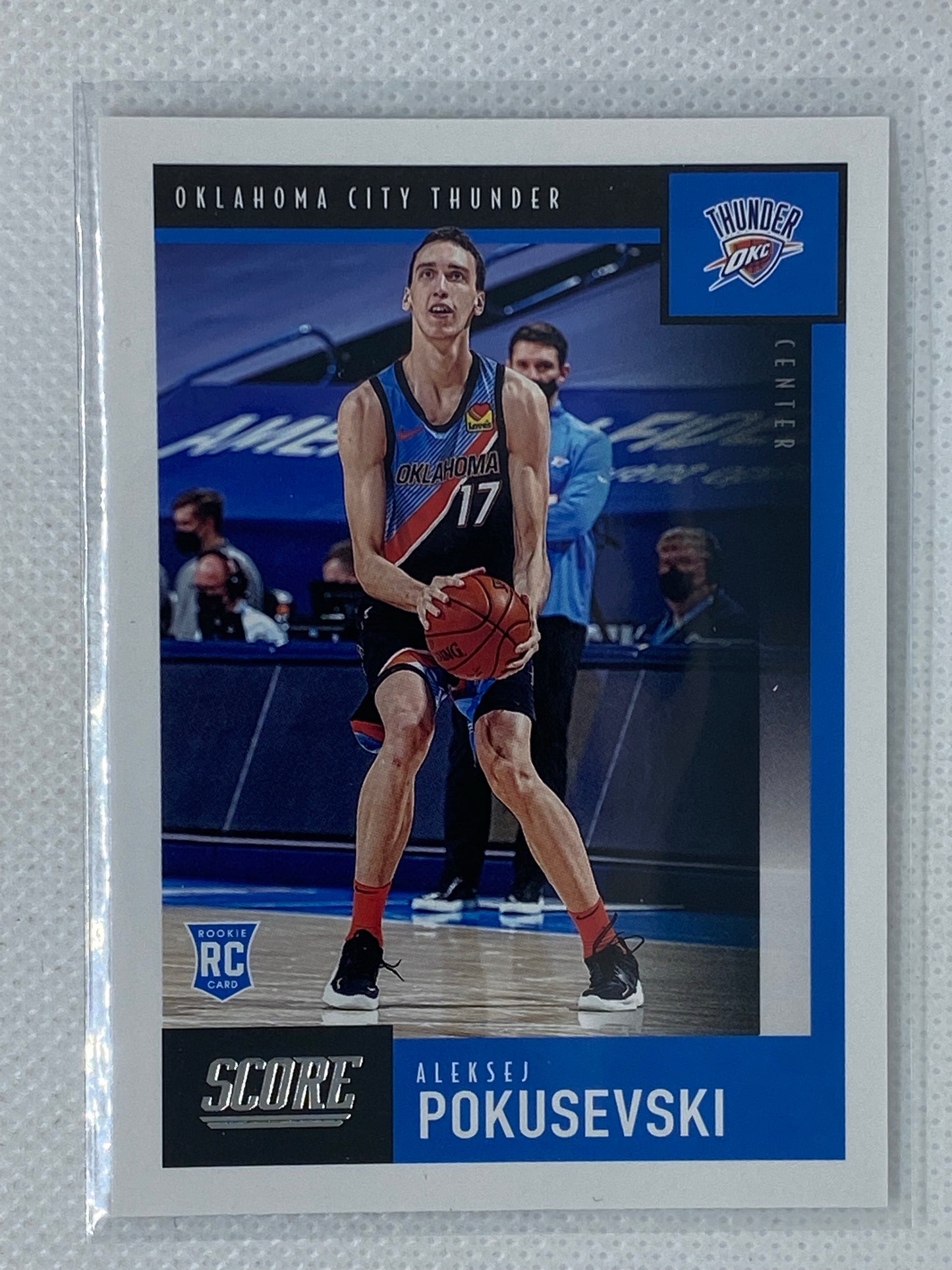 2020-21 Panini Chronicles Score Aleksej Pokusevski Rookie OKC Thunder #605