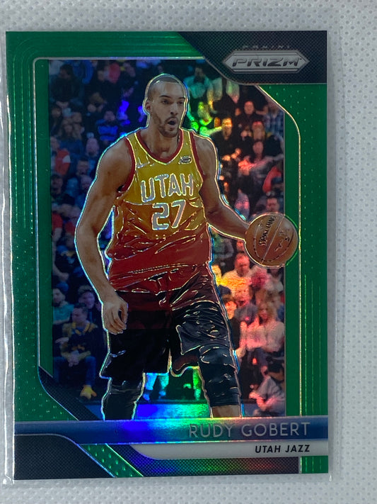 2018-19 Prizm Rudy Gobert Green Prizm Jazz 193