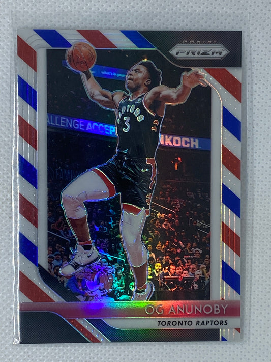 2018-19 Panini Prizm Og Anunoby RWB Refractor #63