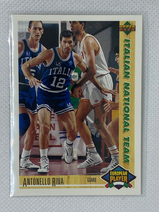 1991-92 Upper Deck International Italian #114 Antonello Riva INT