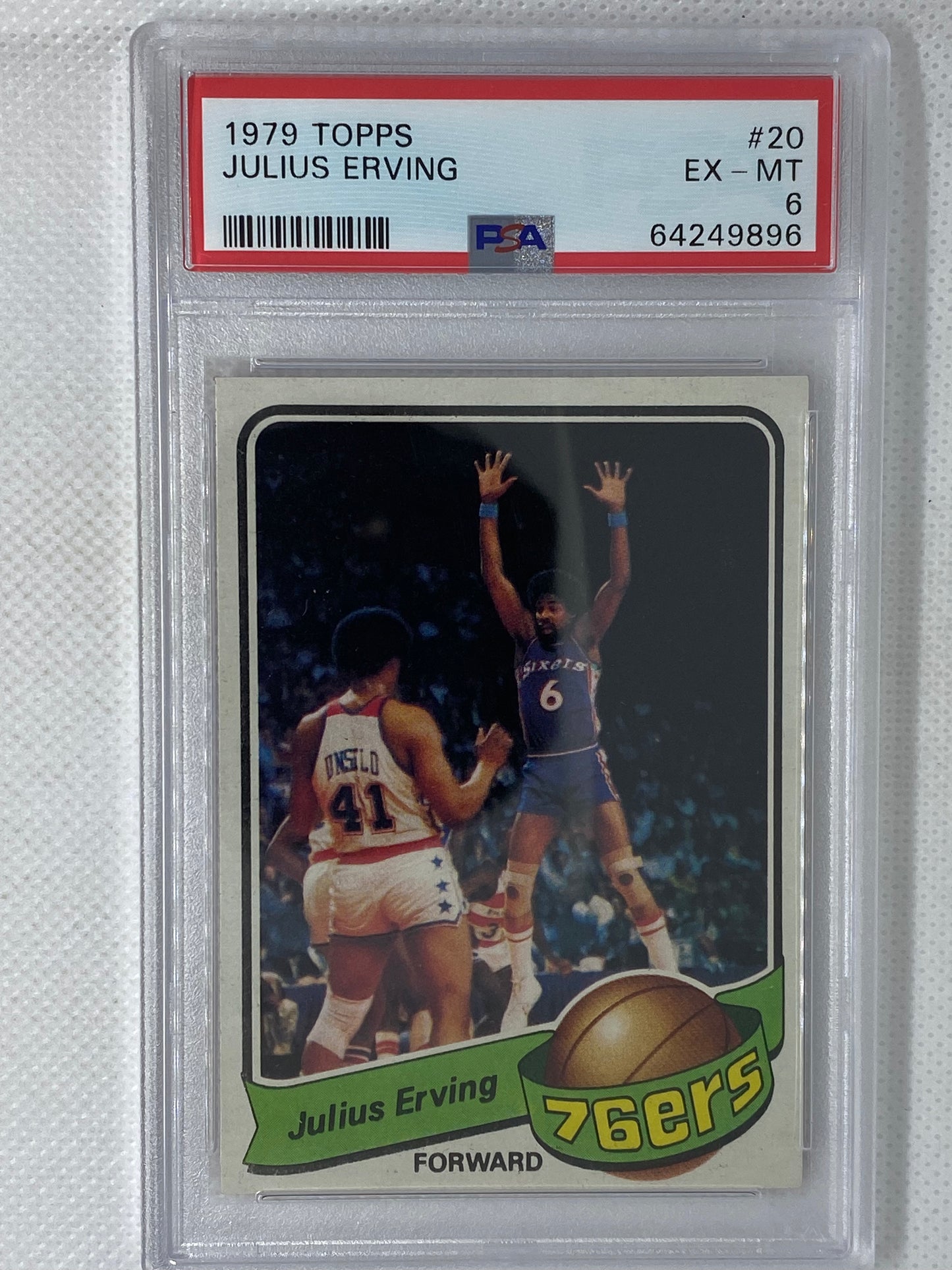 1979 Topps Julius Erving #20 PSA 6