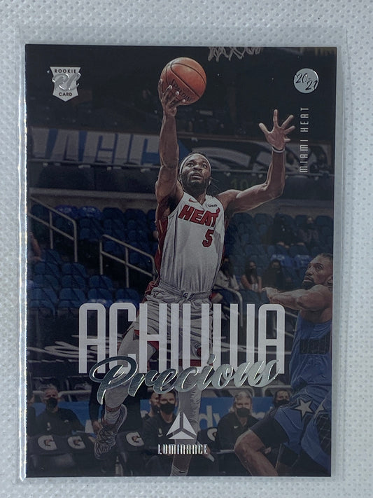 2020-21 Panini Chronicles Luminance Rookie Precious Achiuwa #136 Heat RC