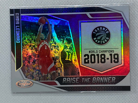 2019-20 Panini Certified Raise the Banner Kawhi Leonard #1