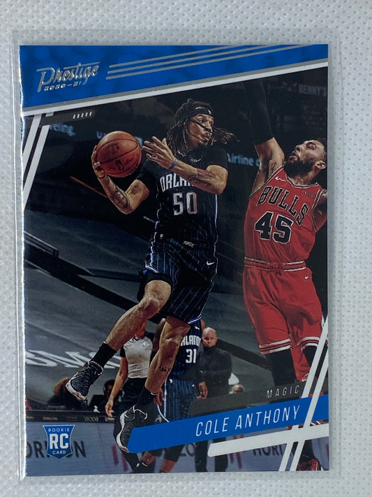 2020-21 Panini Chronicles Cole Anthony Prestige Rookie RC #61