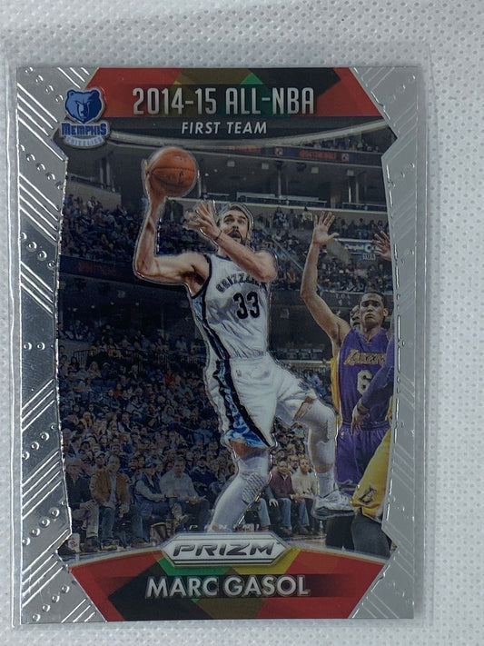 2015-16 Panini Prizm Basketball Card #379 Marc Gasol
