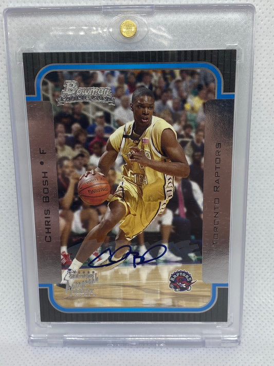 2003-04 Bowman Rookies and Stars Autograph #153 Chris Bosh Toronto Raptors Miami Heat