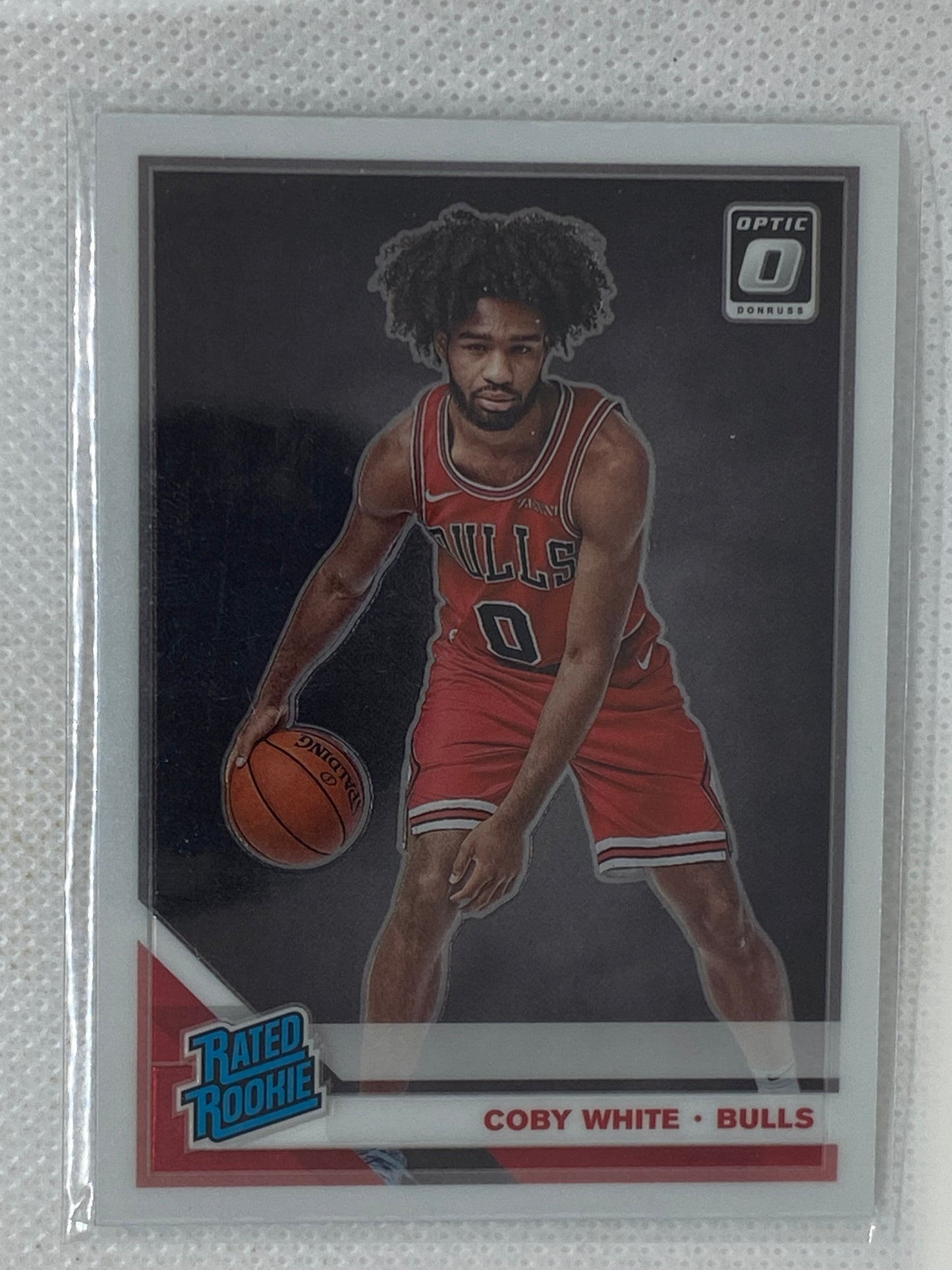 2019-20 Donruss Optic Rated Rookie #180 Coby White Rookie Chicago Bulls